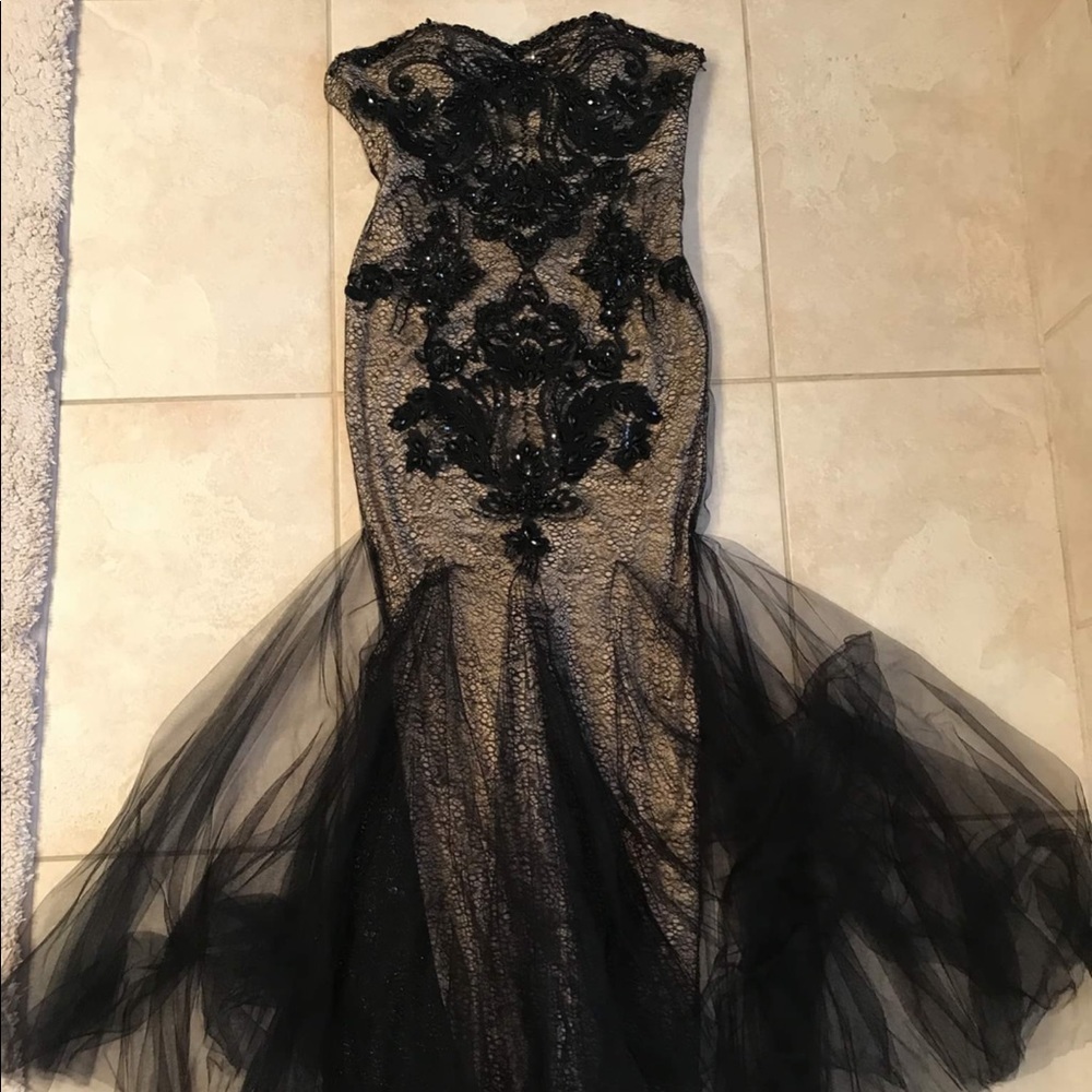 Custom Boutique Mermaid Evening Gown
